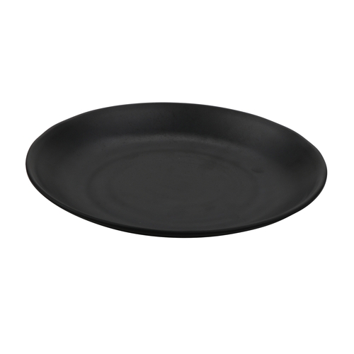 GET BF-9-BK Nara Black Melamine 9.25" dia. Plate - 1 Doz
