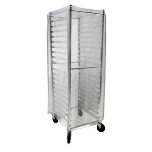 BK Resources BK-ABPR-CVR1 Heavy Duty Clear Plastic Bun Pan Rack Cover