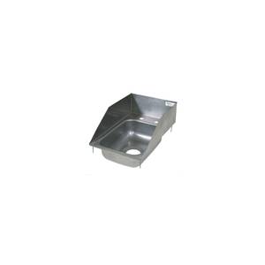 BK Resources BK-DIS-1014-5-SS One Compartment 12-3/8"x18-1/2" Stainless Steel Drop-In Sink
