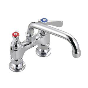 BK Resources BKF4HD-18-G OptiFlow Solid Body w/ 18" Double-Jointed Swing Spout Faucet