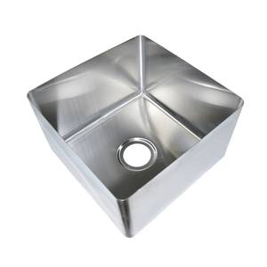 BK Resources BKFB-2020-12-16 20" x 20" x 12" One Compartment Stainless Steel Weld-In Sink
