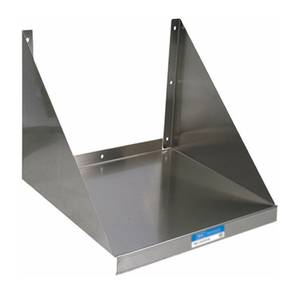 BK Resources BKMWS-2030 30"x20" Stainless Steel Wall Mount Microwave Shelf
