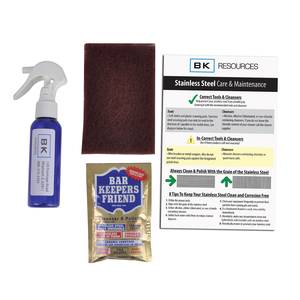 BK Resources BK-SS-CAREKIT Stainless Steel Cleaner Maintenance Mini Kit