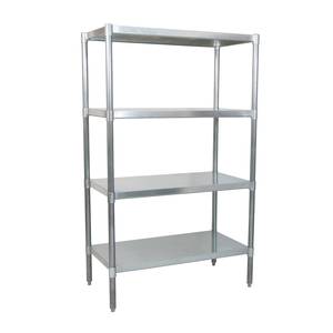 BK Resources SSU6-4324 43"Wx24"Dx72"H Stainless Steel Dry Storage Shelving Unit