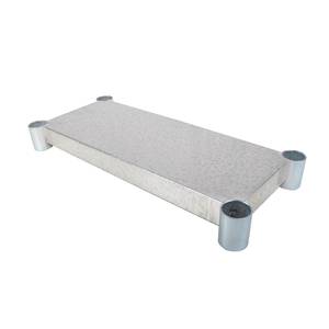 BK Resources VTS-3030 Galvanized Work Table Undershelf for 30"W x 30"D Work Table