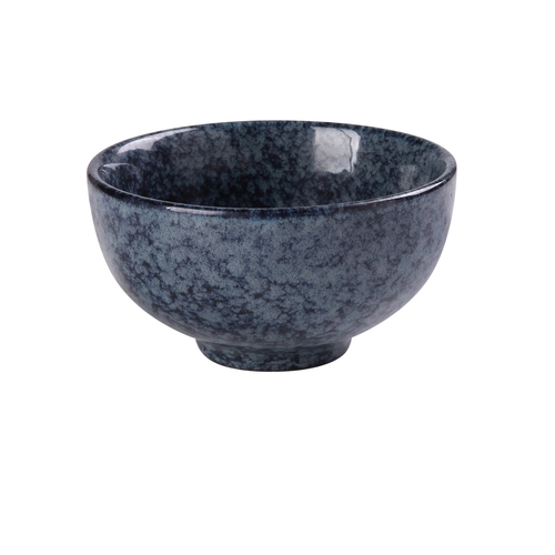 Yanco China BL-804 Blue Star Glazed Porcelain 10 oz. Deep Soup Bowl - 3 Doz