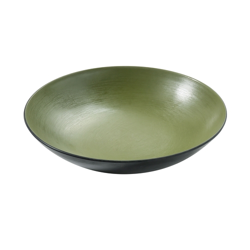Yanco China BM-309GR Birmingham Green & Gray Melamine 30 oz. Pasta Bowl - 2 Doz