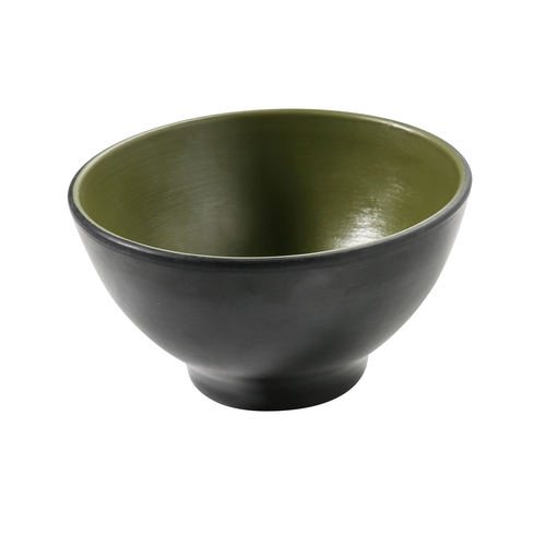 Yanco China BM-404GR Birmingham Green & Gray Melamine 10 oz. Soup Bowl - 4 Doz