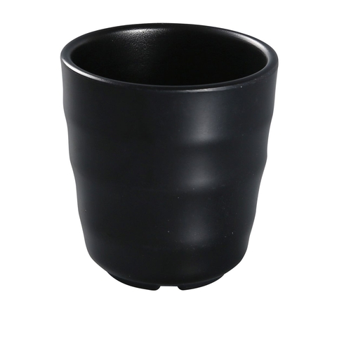 Yanco China BP-9305 Black Pearl Asian Style Melamine 7 oz. Tea Cup - 4 Doz
