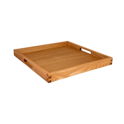 Mikasa Hospitality BQ013L Select Concept Oak 15.7" x 15.7" Serving Tray - 2 Each