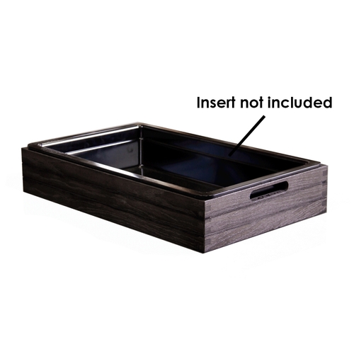 Mikasa Hospitality BQ040H Select Concept Havanna Black Oak 20.9"x 13.1"Container Frame