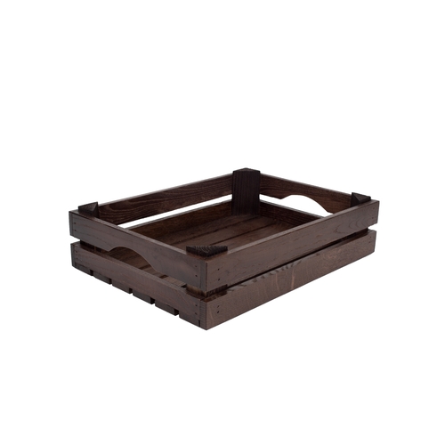Mikasa Hospitality BQ047H Select Concept Havanna Black Oak 13.4"x 9.8" Flatware Holder