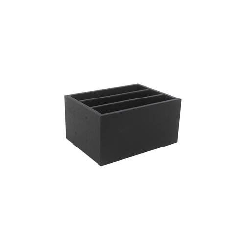 Mikasa Hospitality BQ075B Select Concept Black Oak 8.5" x 8.5" Menu Box