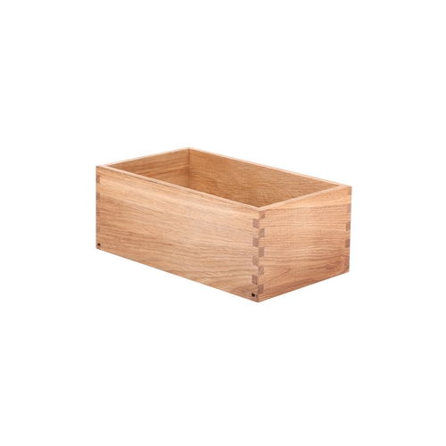 Mikasa Hospitality BQ127L Select Concept Oak 10.2" x 5.9" Cutlery Box - 2 Each