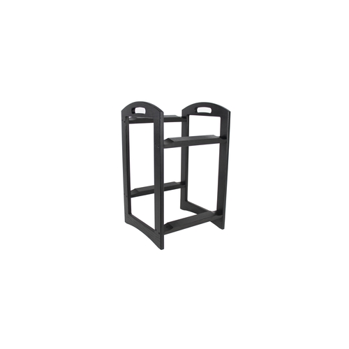 Mikasa Hospitality BQ207B Select Concept Black Oak 11.7" x 11.5" 2-Tier Display Stand 