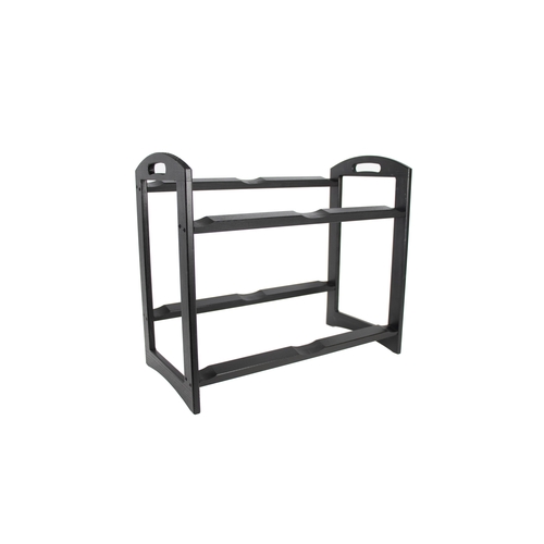 Mikasa Hospitality BQ208B Select Concept Black Oak 22.1" x 11.5" 2-Tier Display Stand