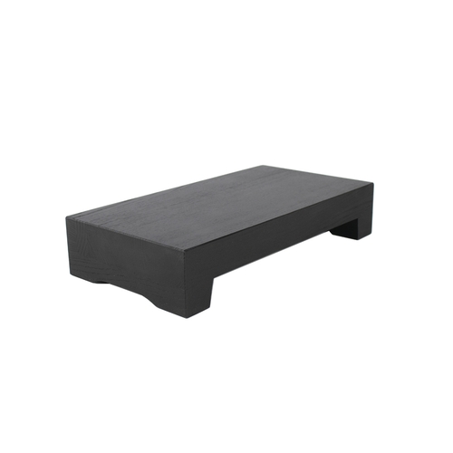 Mikasa Hospitality BQ213B Select Concept Black Oak 15.7" x 8.3" x 3.1"H Display Riser