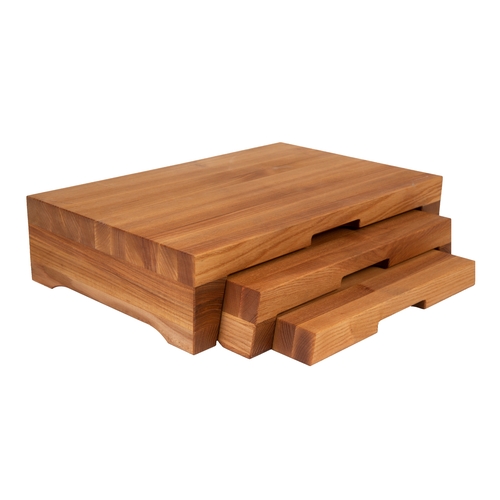 Mikasa Hospitality BQ214L Select Concept Oak 15.7" x 9.8" x 3.7"H Display Riser