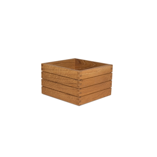 Mikasa Hospitality BQ605L Select Concept Oak 9.7" x 9.7" Flatware Holder - 2 Each
