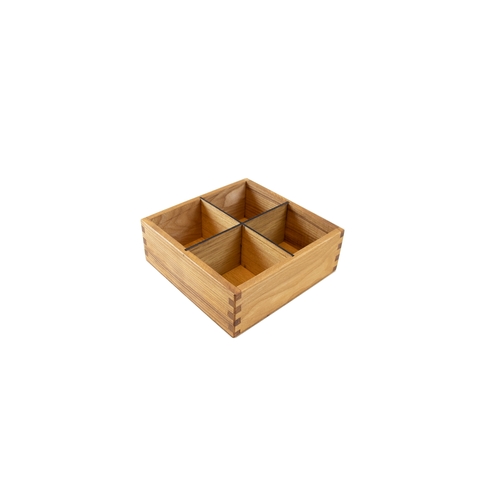 Mikasa Hospitality BQ720L Select Concept Oak 7.9" x 7.9" Tea Box - 5 Each
