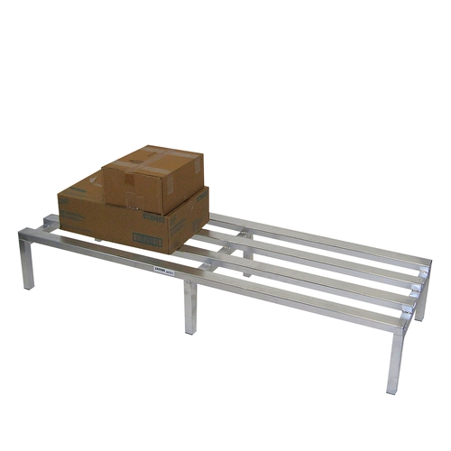Channel Manufacturing CA2472 72" x 24" x 12" Aluminum C-Channel Dunnage Rack