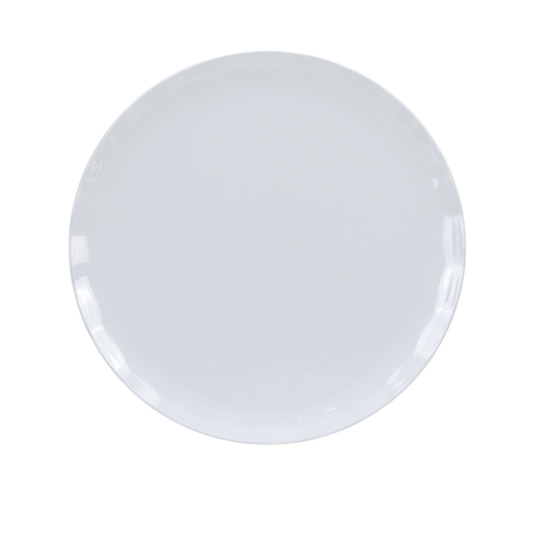 Yanco China CAT-1018W Catering White Melamine 18" Plate - 6 Each