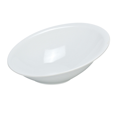 Yanco China CAT-1273 Catering White Melamine 4.5 qt. Sheer Bowl - 6 Each