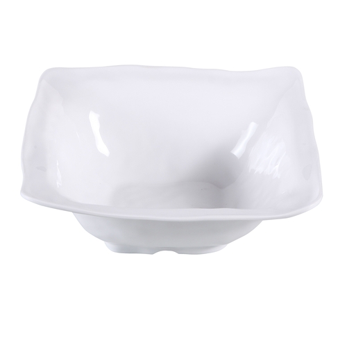 Yanco China CAT-1281 Catering White Melamine 5.5 qt. Square Bowl - 6 Each