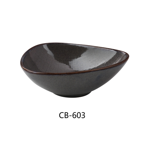 Yanco China CB-603 Cowboy Basket Weave China 5 oz. Sauce Bowl - 4 Doz