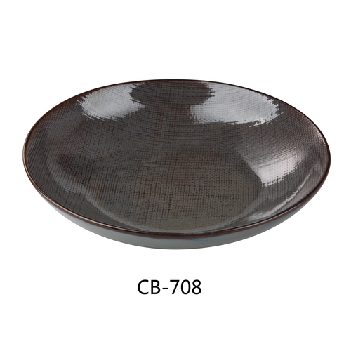 Yanco China CB-708 Cowboy Basket Weave China 16 oz. Salad Bowl - 1 Doz