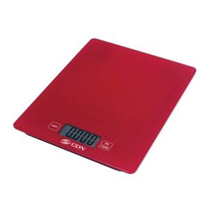 CDN SD1102-R 11 lb Red Digital Scale w/ Tempered Glass Platform