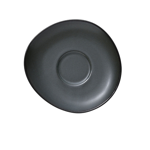 Yanco China CH-002 Champs Dark Green Porcelain 6.25" dia. Saucer - 3 Doz