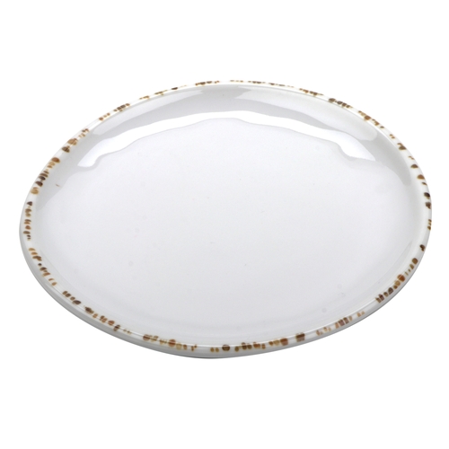 GET CS-5-UM Urban Mill Cream Melamine 5.5" dia. Irregular Plate - 4 Doz