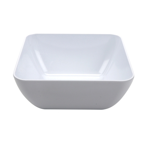 GET CS-50-W Midtwon White Melamine 5 oz. Square Monkey Dish - 2 Doz