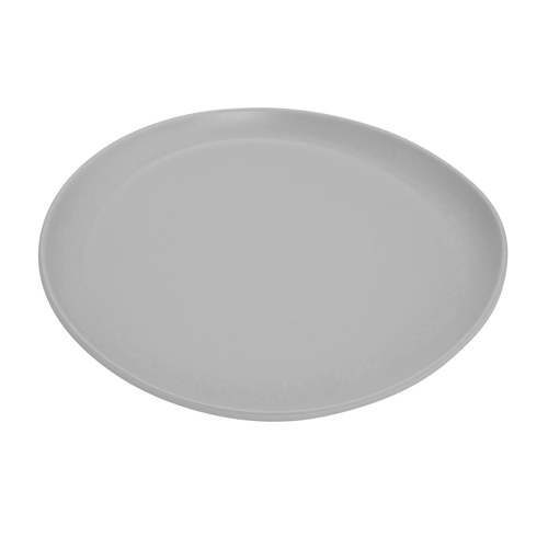 GET CS-610-LG Riverstone Light Gray Melamine 6" Serving Plate - 2 Doz