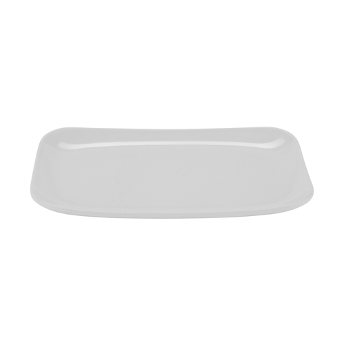 GET CS-6104-W Siciliano White Melamine 9.75" x 5.8" Platter - 1 Doz