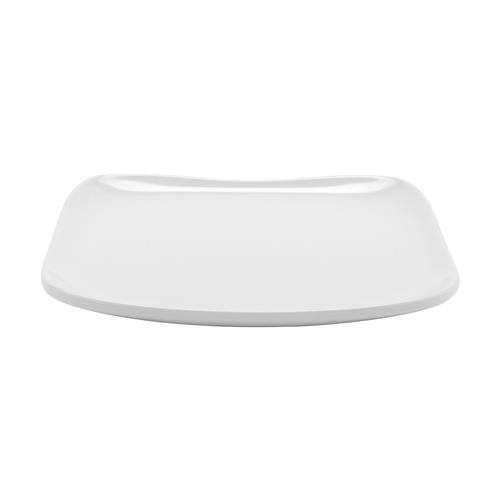 GET CS-6116-W Sicilano White Melamine 6" x 6" Coupe Plate - 2 Doz