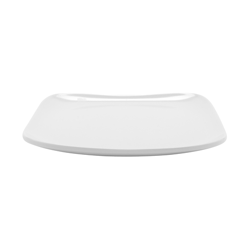 GET CS-6117-W Siciliano White Melamine 7.5" x 7.5" Square Coupe Plate