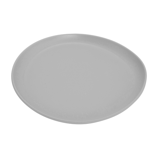 GET CS-710-LG Riverstone Light Gray Melamine 7" dia. Coupe Bread Plate 