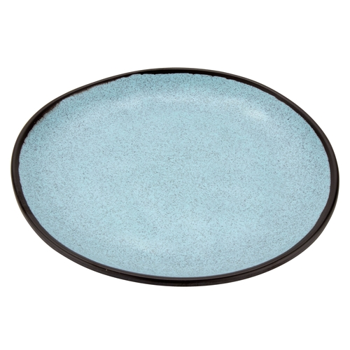 GET CS-90-GBL Pottery Market Grayish Blue Melamine 9" Coupe Plate - 1 Doz