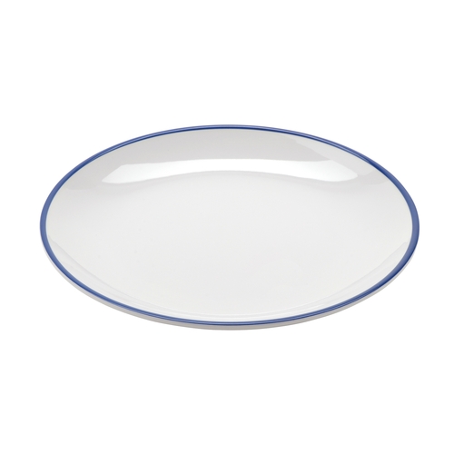 GET CS-900-W/CB Settlement Bistro White Melamine 9" dia. Dinner Plate- 2 Doz