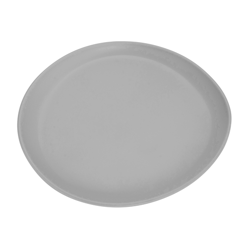 GET CS-910-LG Riverstone Light Gray Melamine 9" dia. Coupe Plate - 1 Doz