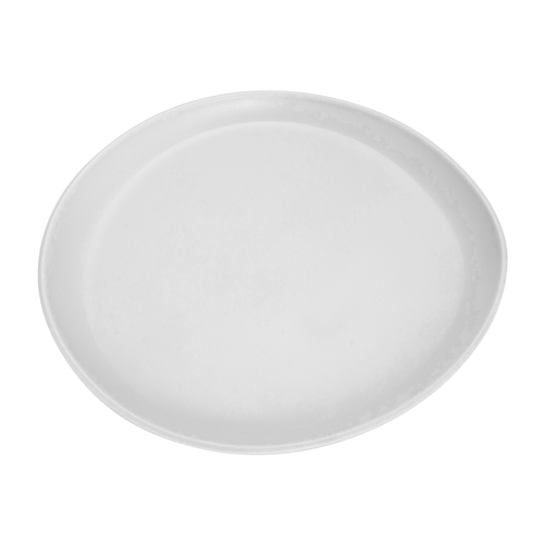 GET CS-910-W Riverstone White Melamine 9" dia. Coupe Plate - 1 Doz