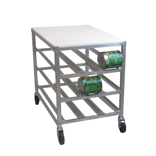 Channel Manufacturing CSR-3MP 25.75" x 35.25" Aluminum Mobile Can Rack w/ Poly Top