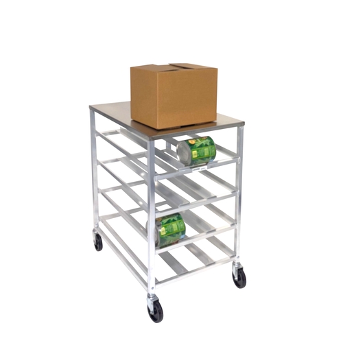 Channel Manufacturing CSR-4MS 25.75"x35.25" Aluminum Mobile Can Rack w/Stainless Steel Top