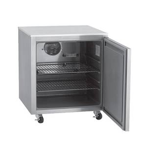 Delfield 406P 27" Single-Section Underounter Refrigerator w/ ABS Interior