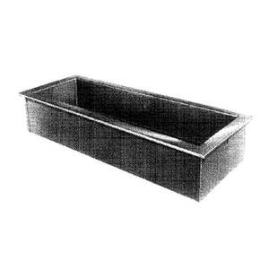 Delfield N8046N 47" Drop-In Narrow Ice Cooled Cold Pan With 1" Drain
