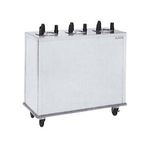 Delfield CAB3-913QT Enclosed Mobile Design Heated Dish Dispenser with 4" Casters