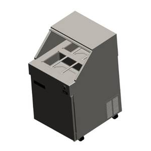 Delfield F18MC27-BSP 27" One-Section LiquiTec Mega Top Refrigerated Counter