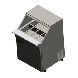 Delfield F18MC32-FSP 32" One-Section Mega Top Liquitec Refrigerated Counter